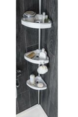 Primanova N38 Yaylı Banyo Köşe Rafı Venta