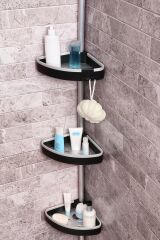 Primanova N38 Yaylı Banyo Köşe Rafı Venta beyaz
