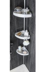 Primanova N38 Yaylı Banyo Köşe Rafı Venta