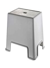 Geseus Banyo Taburesi  Büyük Boy Çok amaçlı Tabure Gri CLK-481