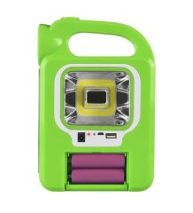 Kamp Lambası Solar Güneş Enerjili Aydınlatma Sistemi 3 Modlu Şarjlı Işıldak 5w 1 Ampul Hediye