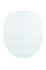 Çelik Ayna Hasır Desenli Kırılmaz Klozet Kapağı-710