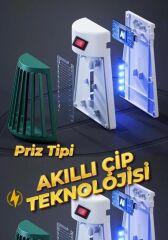 Sivrisinek Karasinek Öldürücü Priz Tipi UV Işıklı Şoklu  Lamba