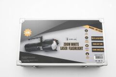 10.000 MAh Şarjlı Projektör El Feneri 30W 3000 Lümen Zoomlu Çok Güçlü Aydınlatma Acil Durum Feneri Sandıklı Set-2530