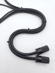 Araç Çakmaklık Uzatma Kablosu Dişi+Dişi 12-24 Volt 16 Amper 2 X1 mm TTR Bakır10 Mt-Siyah