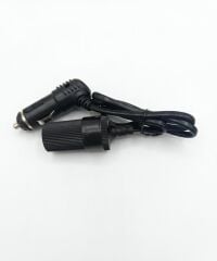 Araç Çakmaklık Uzatma Kablosu 12-24 Volt 10 Amper 2 X1 mm TTR Bakır 75CM-Siyah