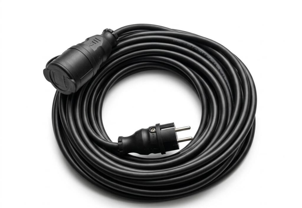 Elektrikli Araçlar ve Yüksek Güç Çeken Cihazlar İçin 3X2,5mm TTR Bakır Premium 20Mt Uzatma Kablosu IP44 Onaylı-