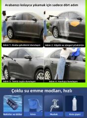 Yüksek Basınçlı Oto Yıkama Tabancası 2 Akülü 300Wat Bahçe Sulama Halı Yikama Makinesi-XL775MAX