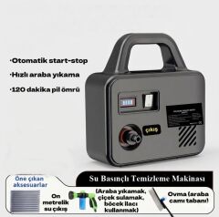 Çanta Tip Çift Akülü Ağaç -Bahçe İlaçlama Oto Yıkama Tabancası Şarj Göstergeli 150Watt-XHD775MAX