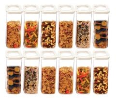 Moonstar 12 Li Süper Set Saklama Kabı Erzak Kabı Seti 2250 ML-MAX-523