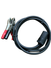 Aküden Bağlantılı Araç Çakmaklık Uzatma Kablosu Akü Maşalı 12-24 V/16A 2 X1,5mm TTR Bakır 3Mt-Siyah