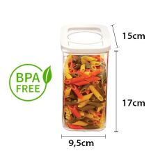 Moonstar 12 Li Süper Set Saklama Kabı Erzak Kabı Seti 1650 ML-MAX-522