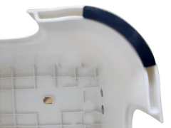 Geseus Banyo Taburesi Çok Amaçlı Tabure Kaymaz Ayakalı Max-140kg Taşıma Kapasitesi-Beyaz-5171-04