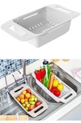 Geseus Boyu Ayarlanabilir Plastik Evye Süzgeç lavabo süzgeç-8119