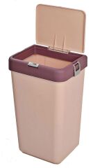 Motek Pratik Kapaklı 40 Litre Kirli Çamaşır Sepeti MT-08