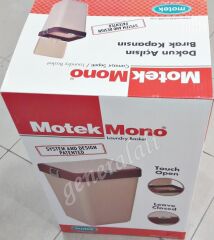 Motek Pratik Kapaklı 40 Litre Kirli Çamaşır Sepeti MT-08 Krem