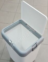 Motek Pratik Kapaklı 40 Litre Kirli Çamaşır Sepeti MT-08