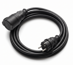 Elektrikli Araçlar ve Yüksek Güç Çeken Cihazlar İçin 3X2,5mm TTR Bakır Premium 5Mt Uzatma Kablosu IP44 Onaylı-