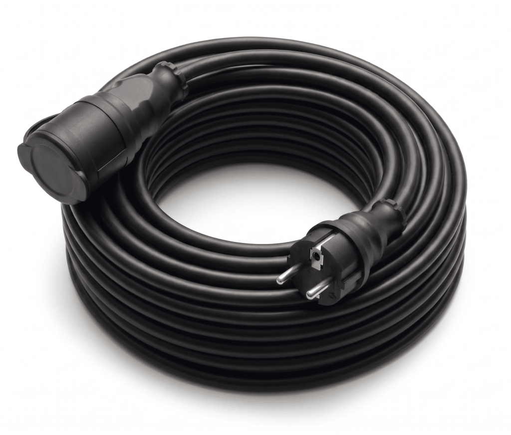Elektrikli Araçlar ve Yüksek Güç Çeken Cihazlar İçin 3X2,5mm TTR Bakır Premium 15Mt Uzatma Kablosu IP44 Onaylı-