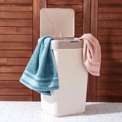 Motek Kirli Çamaşır Sepeti Pratik Kapaklı 40 Litre MT08