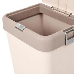 Motek Kirli Çamaşır Sepeti Pratik Kapaklı 40 Litre MT08