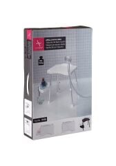 Primanova Apollo Banyo Duş Taburesi Raflı Beyaz M-Kv35-01