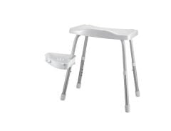 Primanova Apollo Banyo Duş Taburesi Raflı Beyaz M-Kv35-01