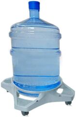 Tüpçek Saksı Damacana Kolon küllük Altlığı Tekerlekli Plastik Tüpçek-5663