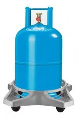 Tüpçek Saksı Damacana Kolon küllük Altlığı Tekerlekli Plastik Tüpçek-5663