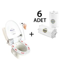 Palex Sensörlü Hijyenik Klozet Kapağı + 6 Adet Yedek Rulo