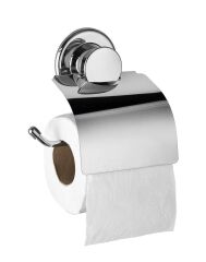 Geseus Ç.ayna Kapaklı Tuvalet Kağıtlık Vidasız Kendinden Yapışkanlı Krom-817