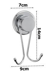 Geseus Çelikayna İkili Askı Vidasız Kendinden Yapışkanlı Krom-816