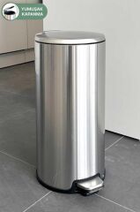 Primanova Cigo Paslanmaz Çelik Çöp Kovası Pedallı 20 Litre-İNX