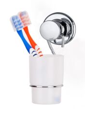 Geseus Çelikayna Vidasız Kendinden Yapışkanlı Krom Diş Fırçalık-822