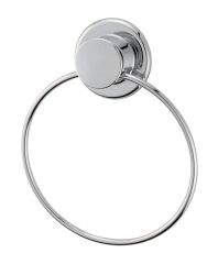 Çelik Ayna Yuvarlak Daire Krom Havluluk Vidasız Kendinden Yapışkanlı-824