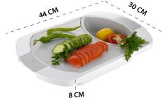 Sebze Meyve Kesim Tahtası Hazneli Kaliteli Kesim Panosu