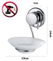 Geseus Ç.ayna Krom Sabunluk Vidasız Kendinden Yapışkanlı-821