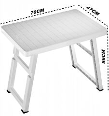 Portatif Plastik Katlanabilir Av Balık Kamp Piknik Masası Büyük