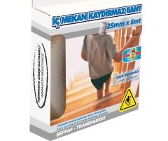 Şeffaf Transparan Zemin Kaydırmaz Duş,Havuz Kaydırmaz Bant 25mmX5MT