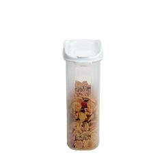 Moonstar Kuru Gıda Bakliyat Saklama Kabı 2,4 LT 6 Lı Set Beyaz-MAS-101