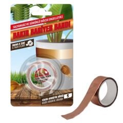 Salyangoz ve Sümüklü Böcek Engelleyici Statik Elektirik Yüklü Bakır Bariyer Bandı 18mmx2mt