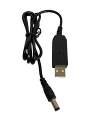 USB 5 Volt To 9 Volt Max 1 Amper USB PD Portundan Gelen Gücü 9V  5.5-2.5 Jak Fişe Dönüştürür 1 Metre
