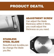 Döner Kesme Makinası Elektirikli+Yedek Tavuk Döner Kesme Bıçağı-rdc