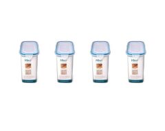 Hava Sızdırmaz Contalı Bakliyat Saklama Kabı 3 LT 4 Lü Set