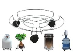 Çelik ayna Saksı Damacana Kolon küllük Tüp Altlığı Tüpçek 702