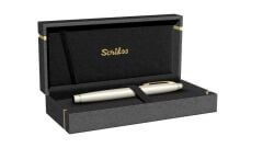 Scrikss 35 Beyaz Altın Dolma Kalem Kutulu Kişiye Özel Hediyelik Kalem