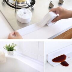 3M Mutfak Banyo Su Sızdırmaz Bant Lavabo Pencere Tezgah Sızdırmazlık Bandı 38mmx3,35 Mt-2 Adet