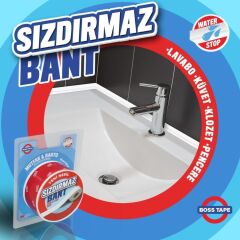 3M Su Sızdırmaz Bant Mutfak Lavabo Pencere Tezgah Sızdırmazlık Bandı 22mmX3,35 MT-2Adet