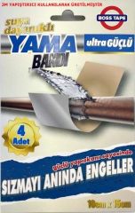 İzalasyon Bandı Güçlü Yama Bandı Su Geçirmez Çamur Bant Alüminyum destekli-2 Paket