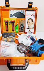 Deprem Çantası Acil Afet ve İlk yardım Seti Suya ve Kırılmaya Dayanıklı Özel Çantalı 90 Parça